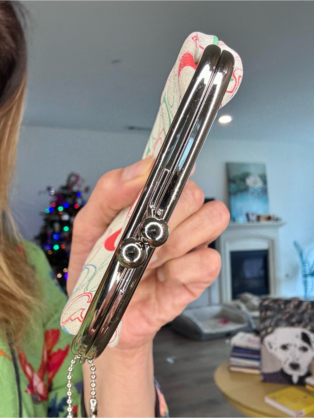 Coach Heritage Chelsea flower graffiti Kisslock - Picture 8 of 9